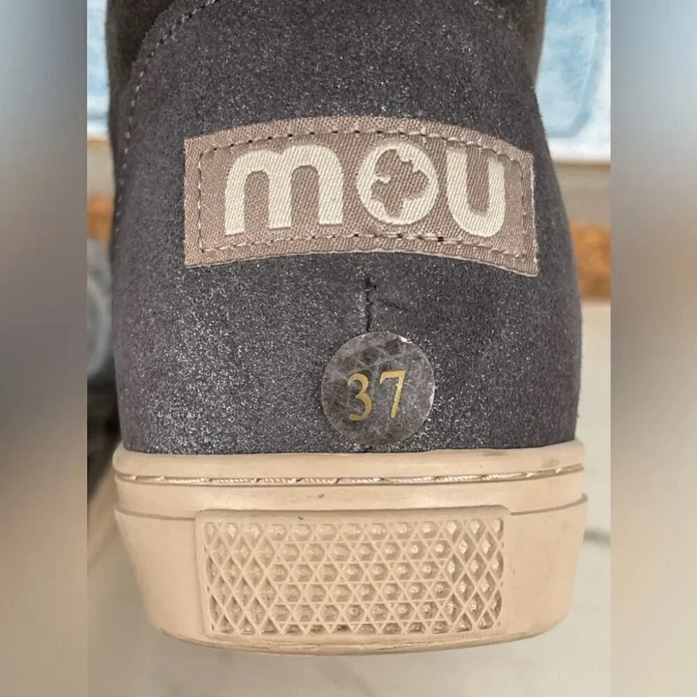 MOU Sneaker boots Lace-Up Size 37/7 Gray